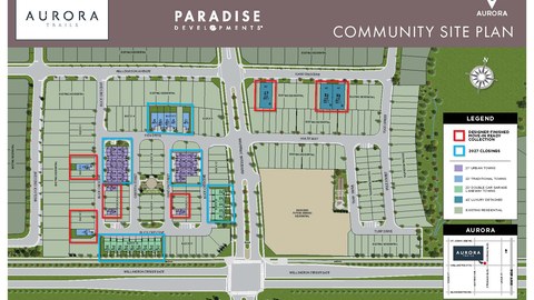 Official Aurora Trails site plan