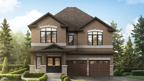 The Emerson detached home rendering at Heritage Heights