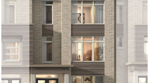 The Adele terrace town rendering at High Point