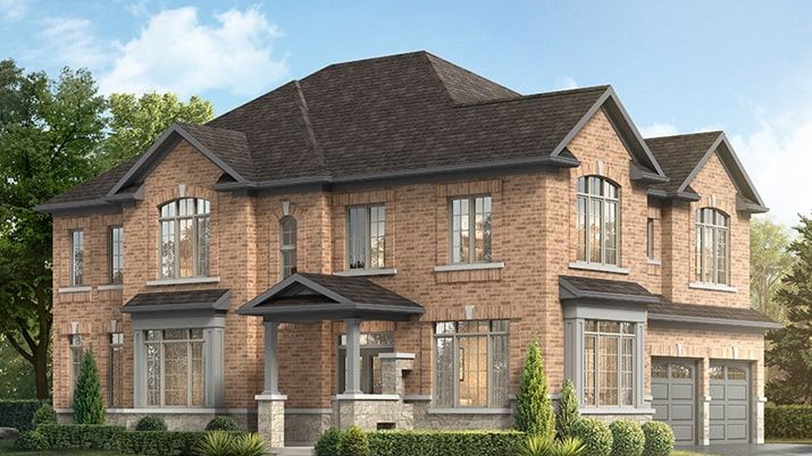The Faye detached home rendering at Milton View