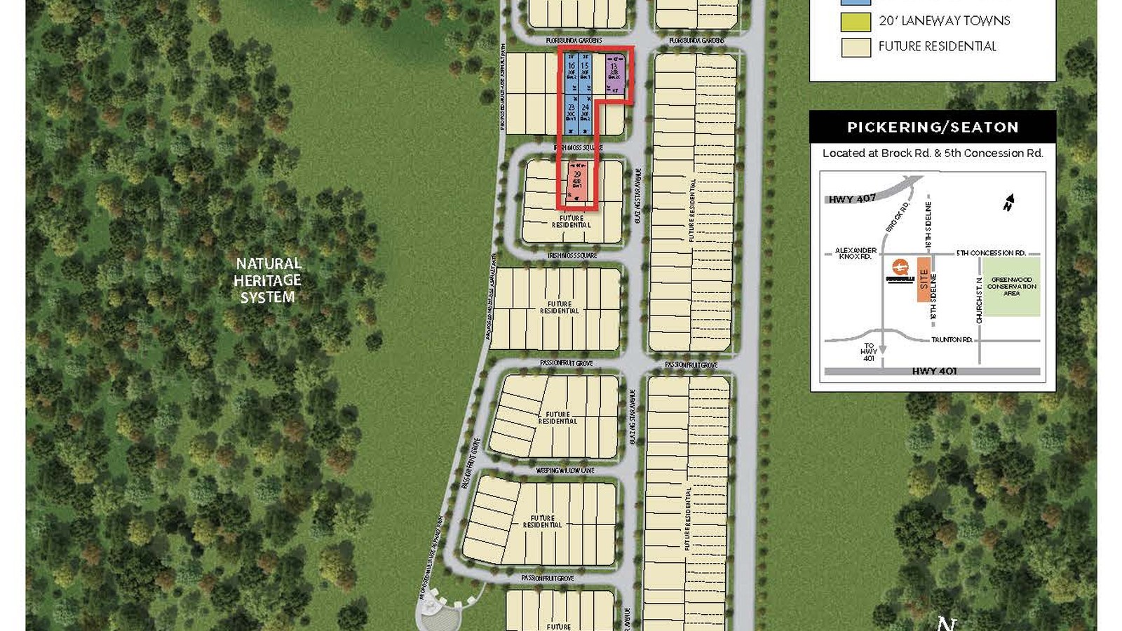 Official Seatonville site plan