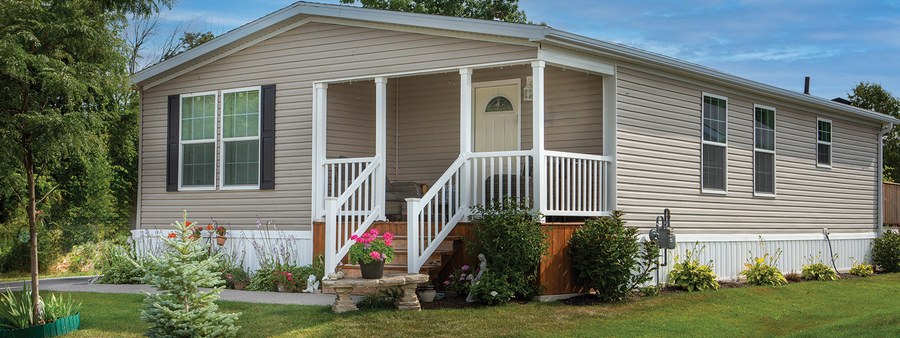 New homes at Huron Haven Village development by Parkbridge in Goderich, Ontario