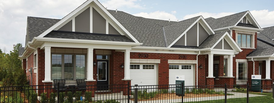 New homes at Lakehaven development by Parkbridge in Innisfil, Ontario