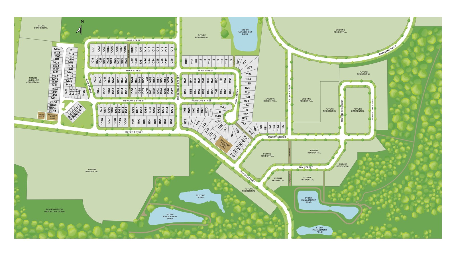 Site plan for Lakehaven in Innisfil, Ontario