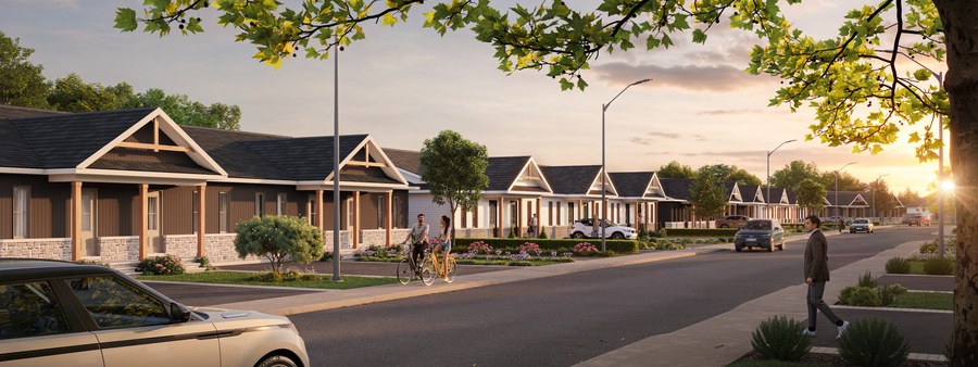 New homes at Bellamy Farm Phase III development by Park View Homes in Smiths Falls, Ontario