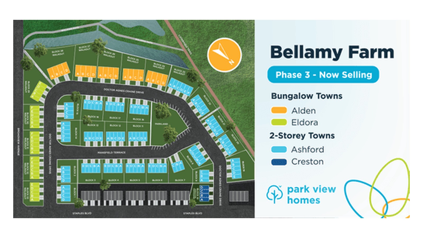 Site plan for Bellamy Farm Phase III in Smiths Falls, Ontario