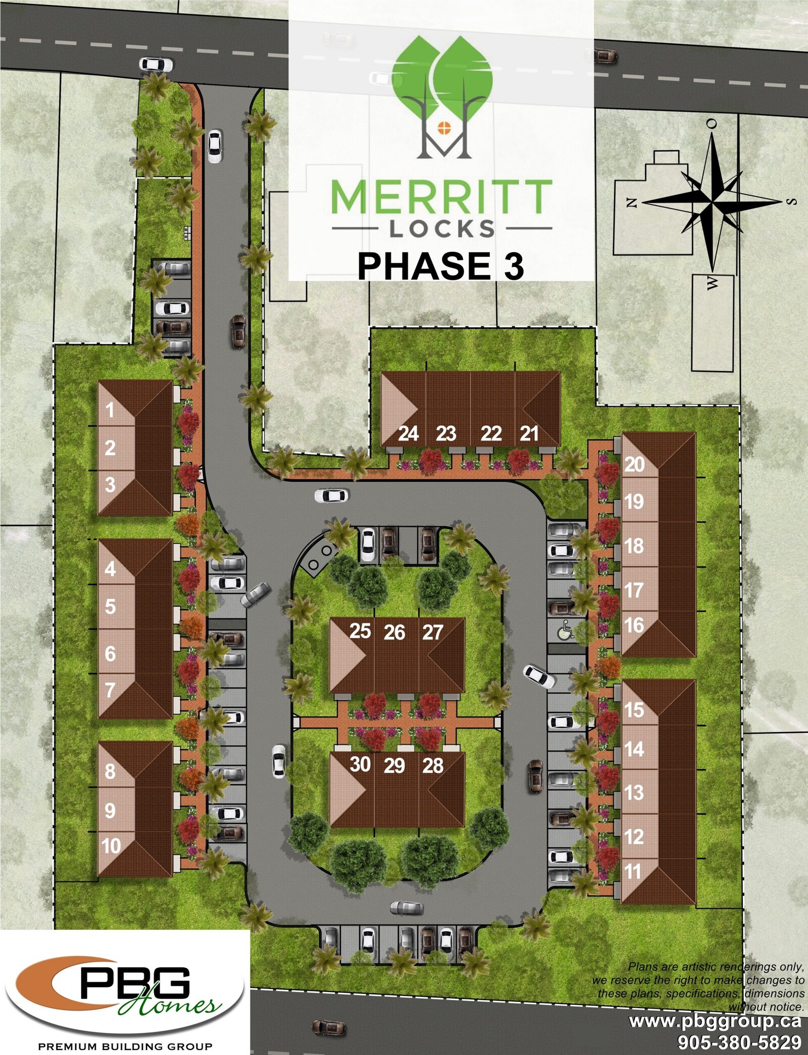 Site plan for Merritt Locks III in St. Catharines, Ontario