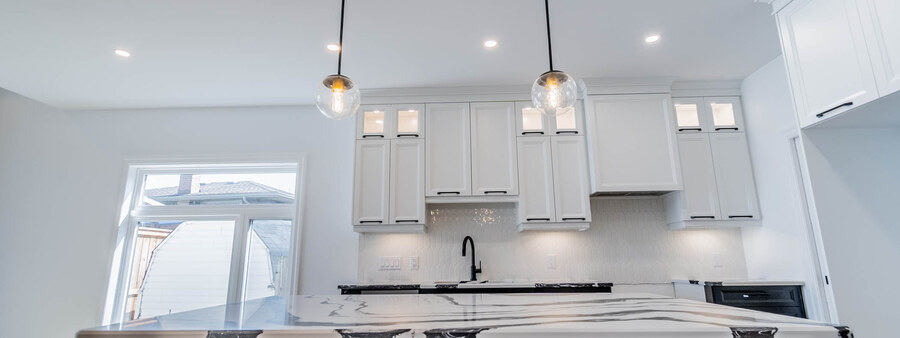 New homes at Thryve development by PBG Homes in Welland, Ontario