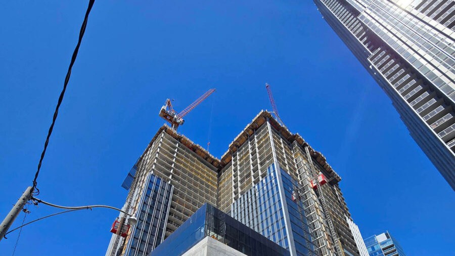 The Pemberton 33 Yorkville construction progress