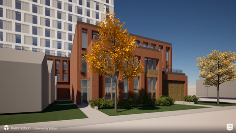 283 Queen building rendering