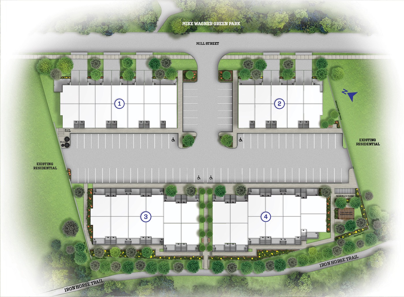 Site plan for Viva Towns in Kitchener, Ontario