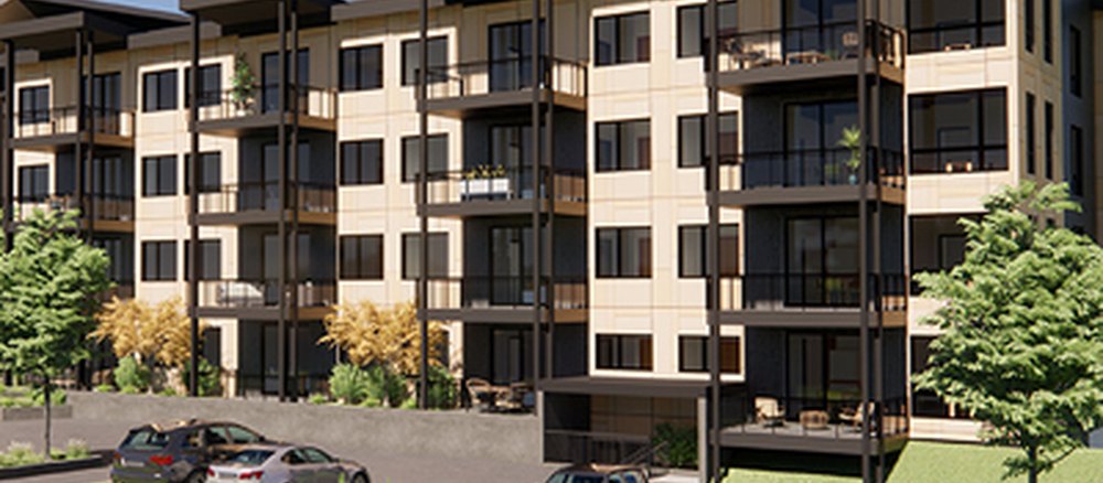 New homes at Life in Peachland development by Porchlight Development in Peachland, British Columbia