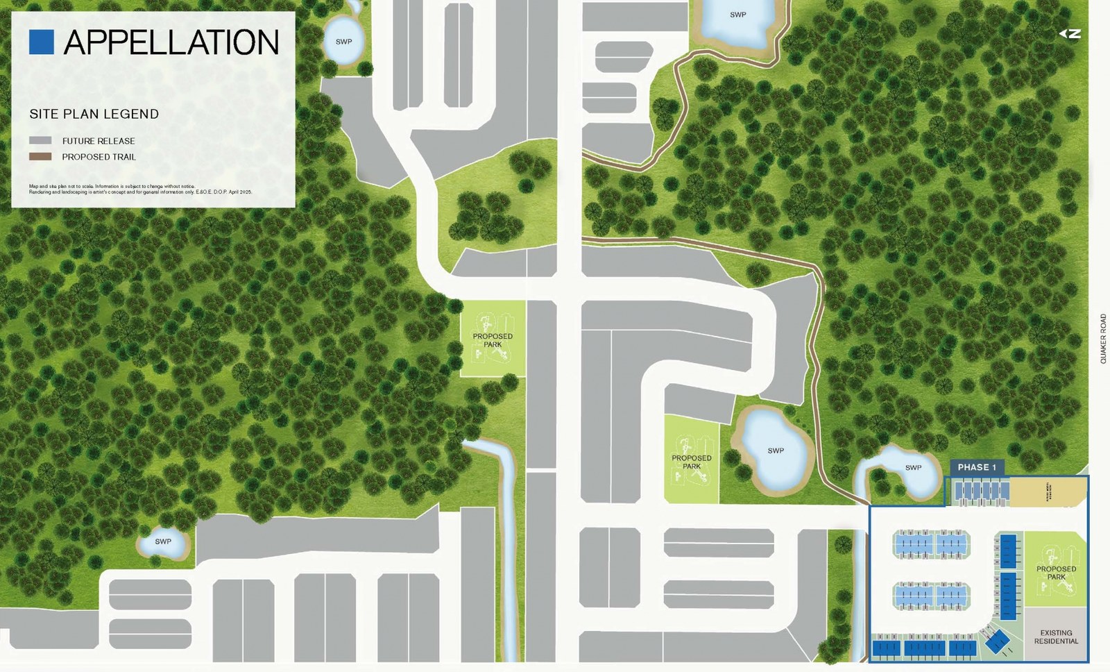 Site plan for Appellation in Welland, Ontario