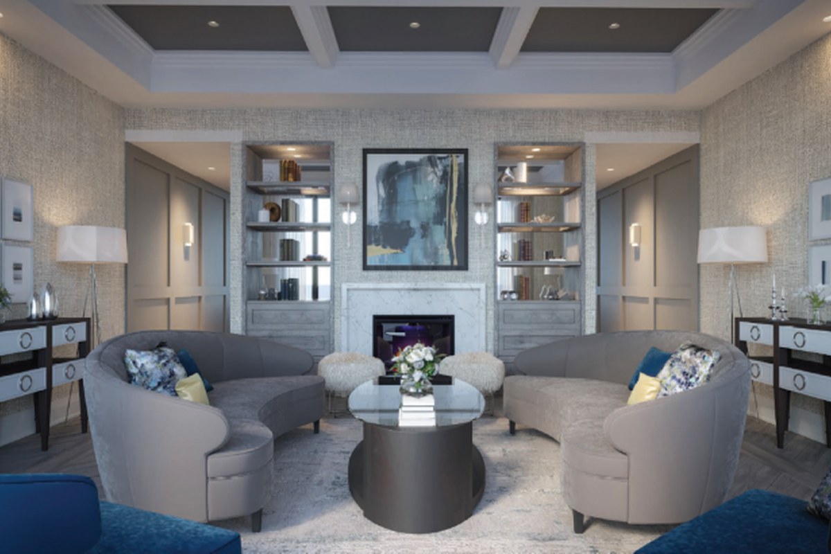 The Towns on Bayview living room