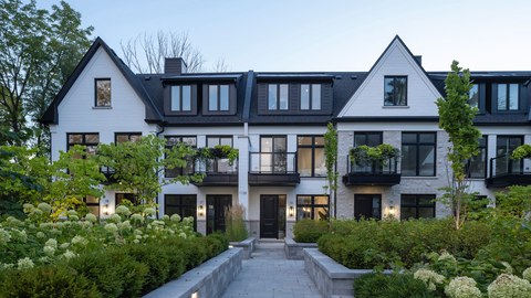 The Lake House exterior row
