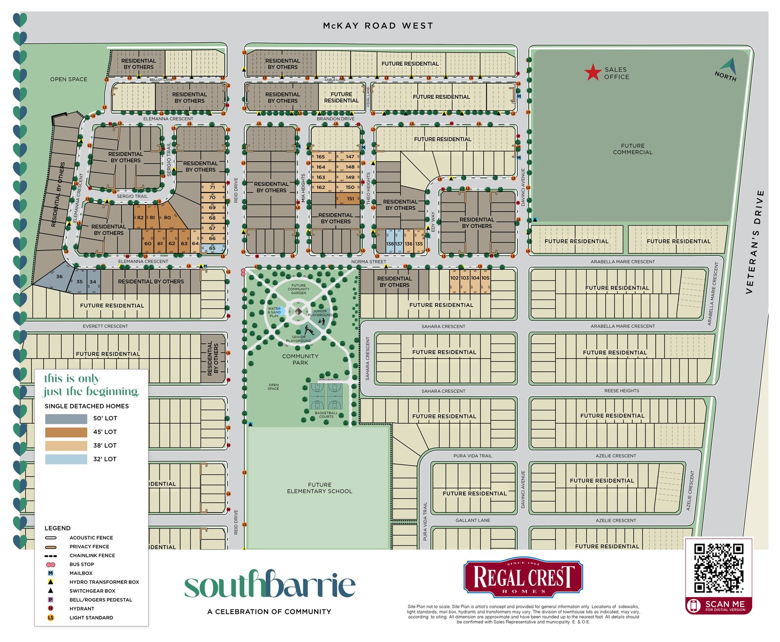 Site plan for South Barrie in Barrie, Ontario