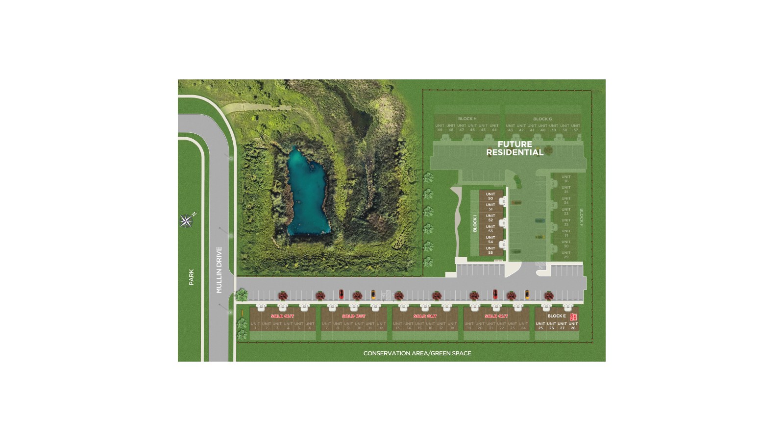 Site plan for Live By The Lake in Guelph, Ontario