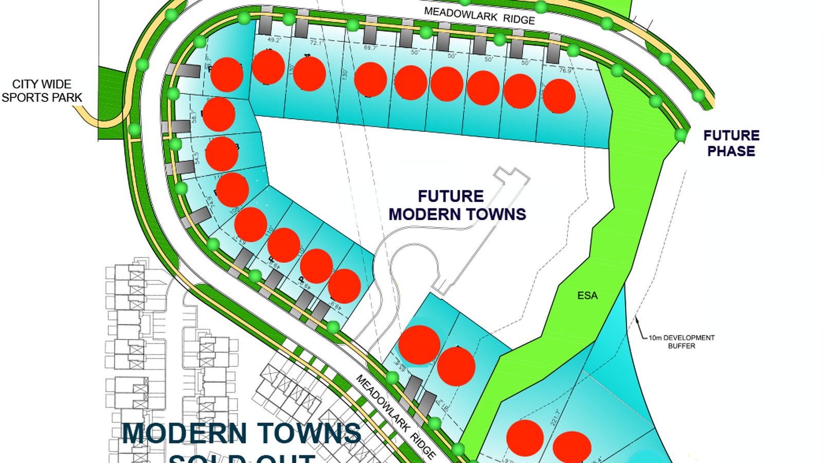 Site plan for Meadowlily in London, Ontario