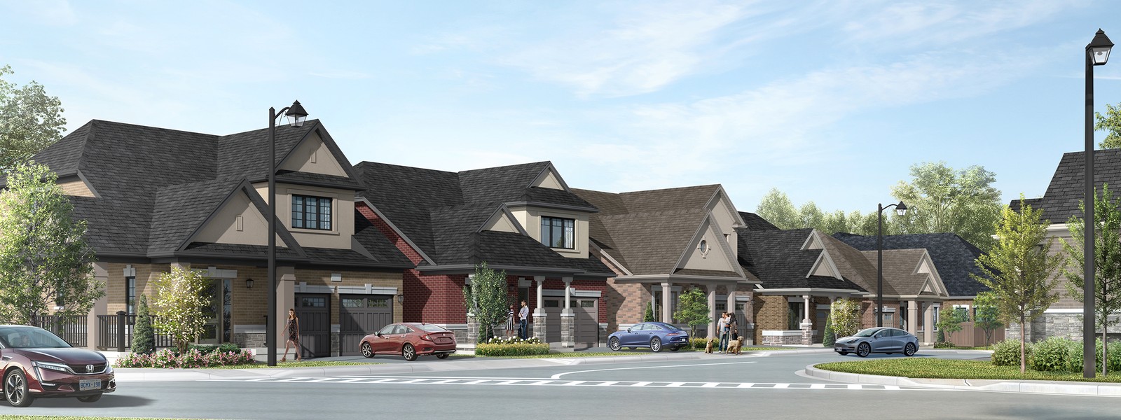New homes at Juniper Gate development by The Remington Group in Georgetown, Ontario