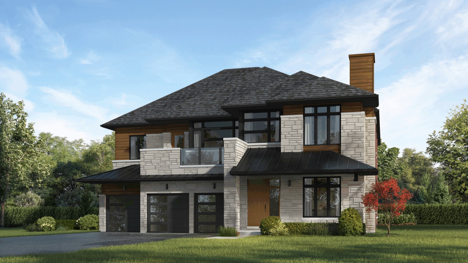 Triple Crown Estates Kinghaven detached home rendering