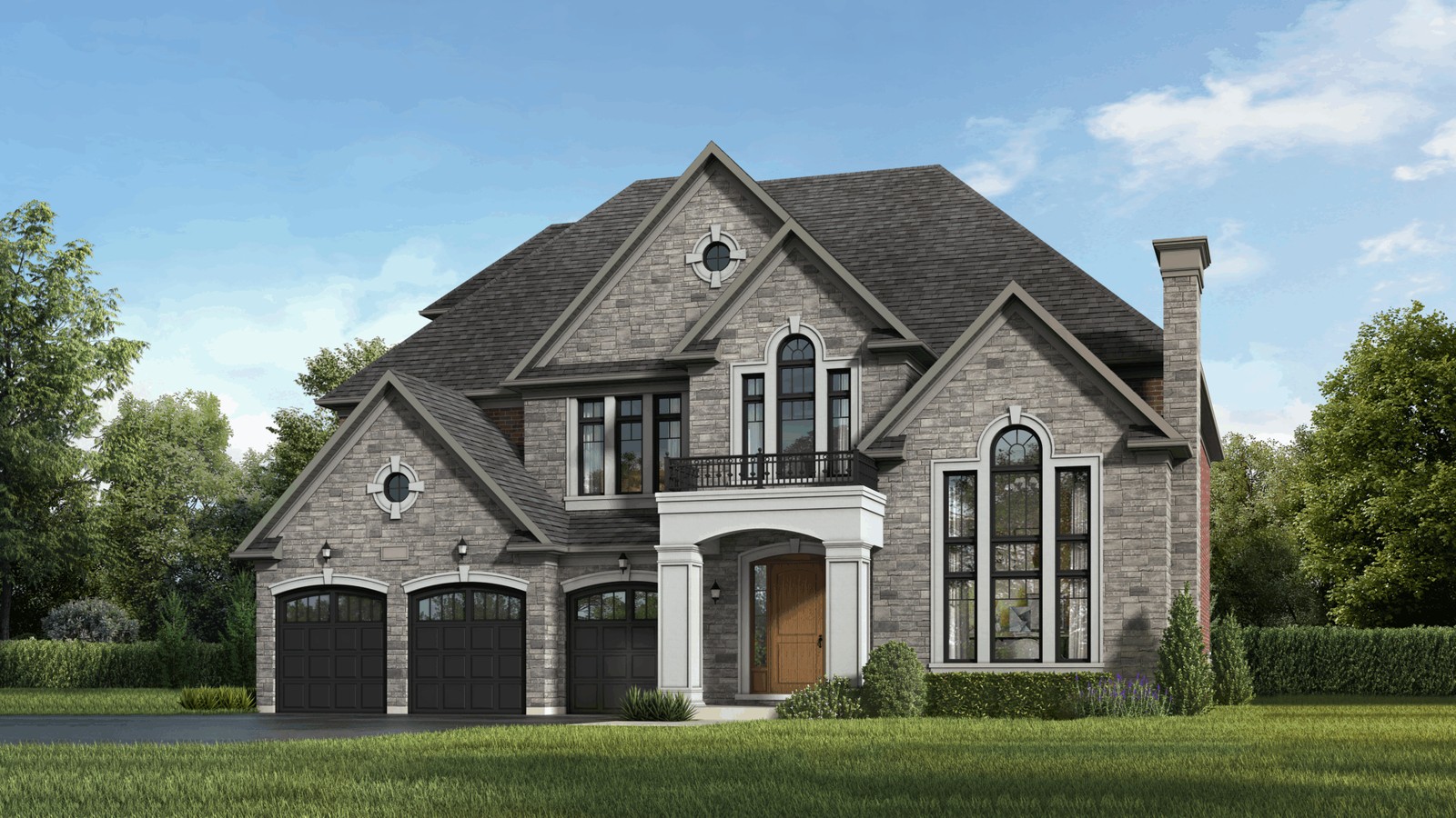 Triple Crown Estates Westbrook detached home rendering