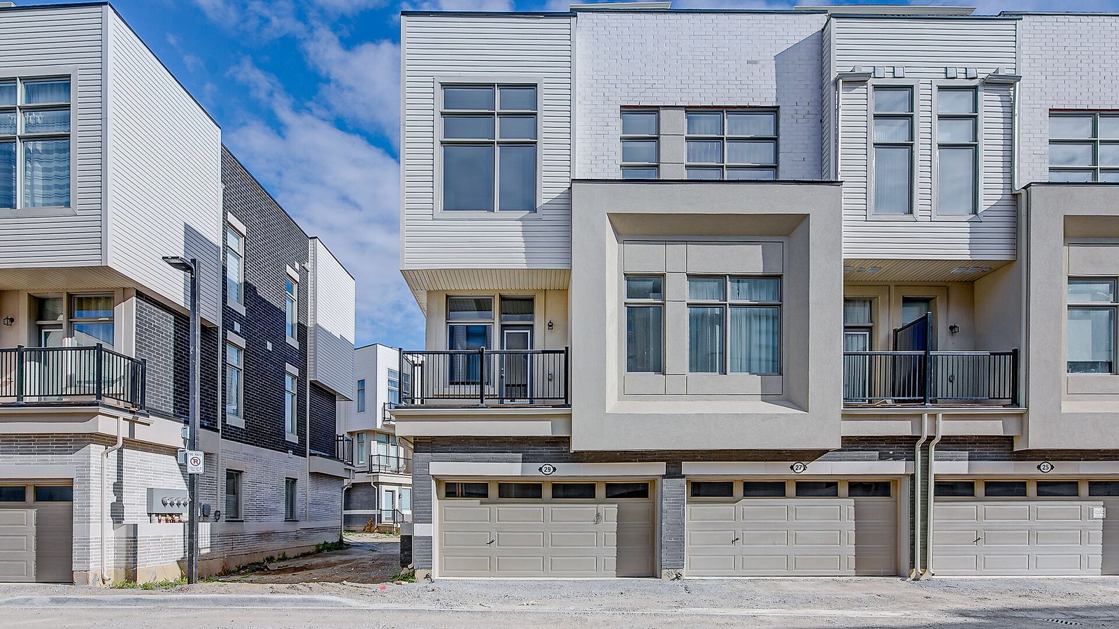 Saberwood Homes Markham townhome exterior at 29 Albert Firman Lane