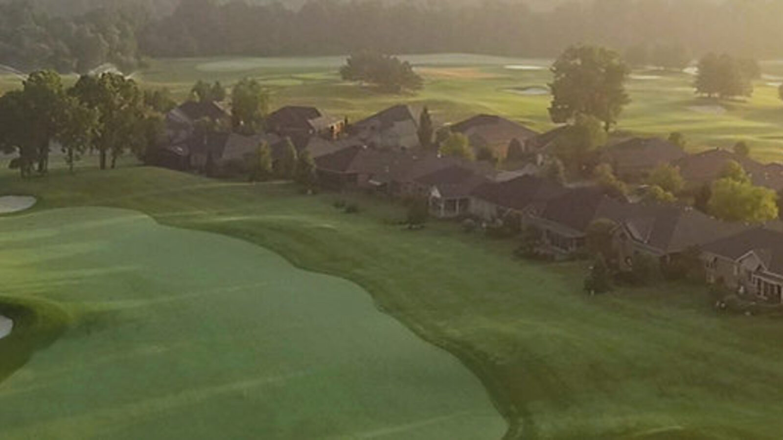 RiverBend golf community aerial