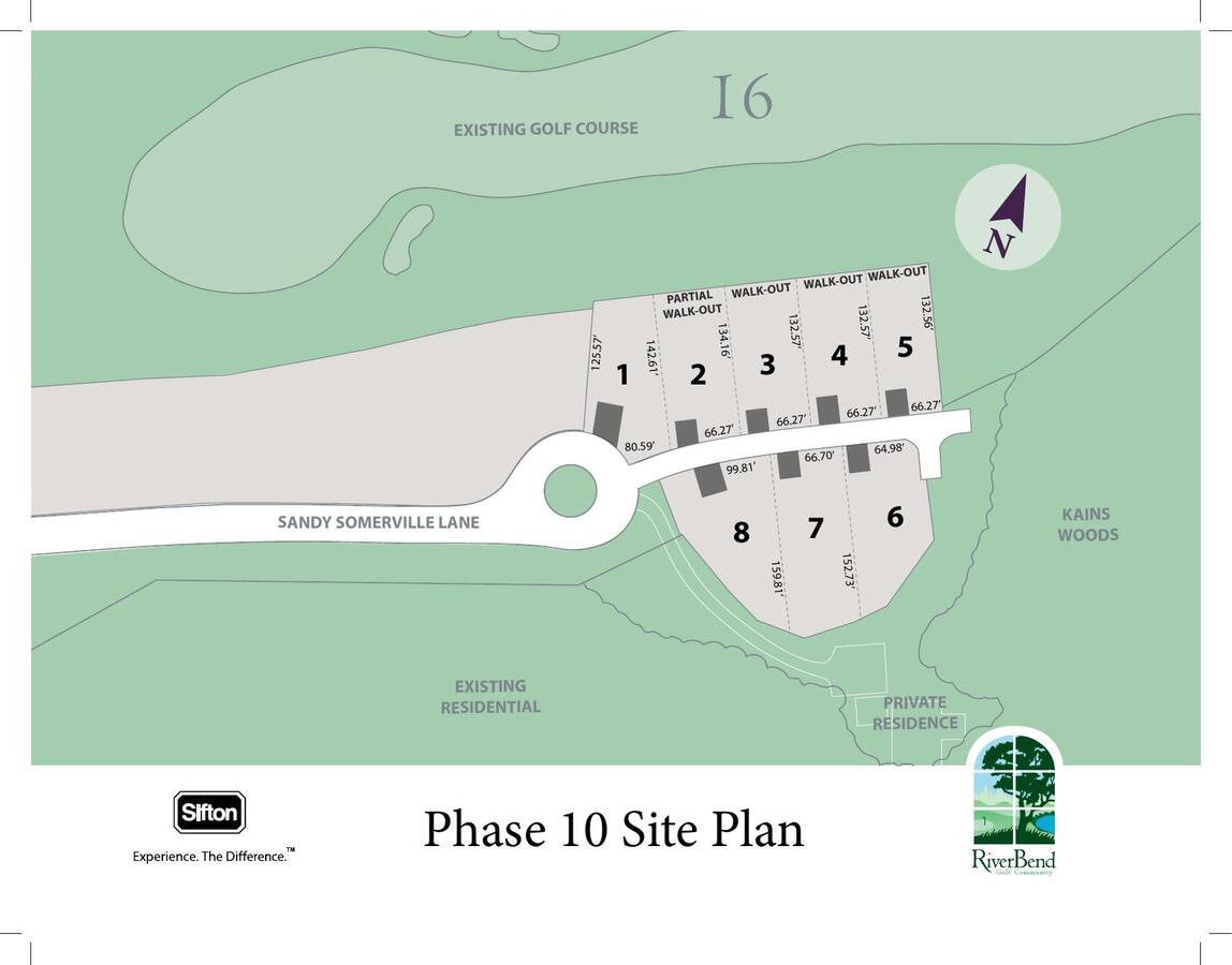 Site plan for RiverBend Golf Community in London, Ontario