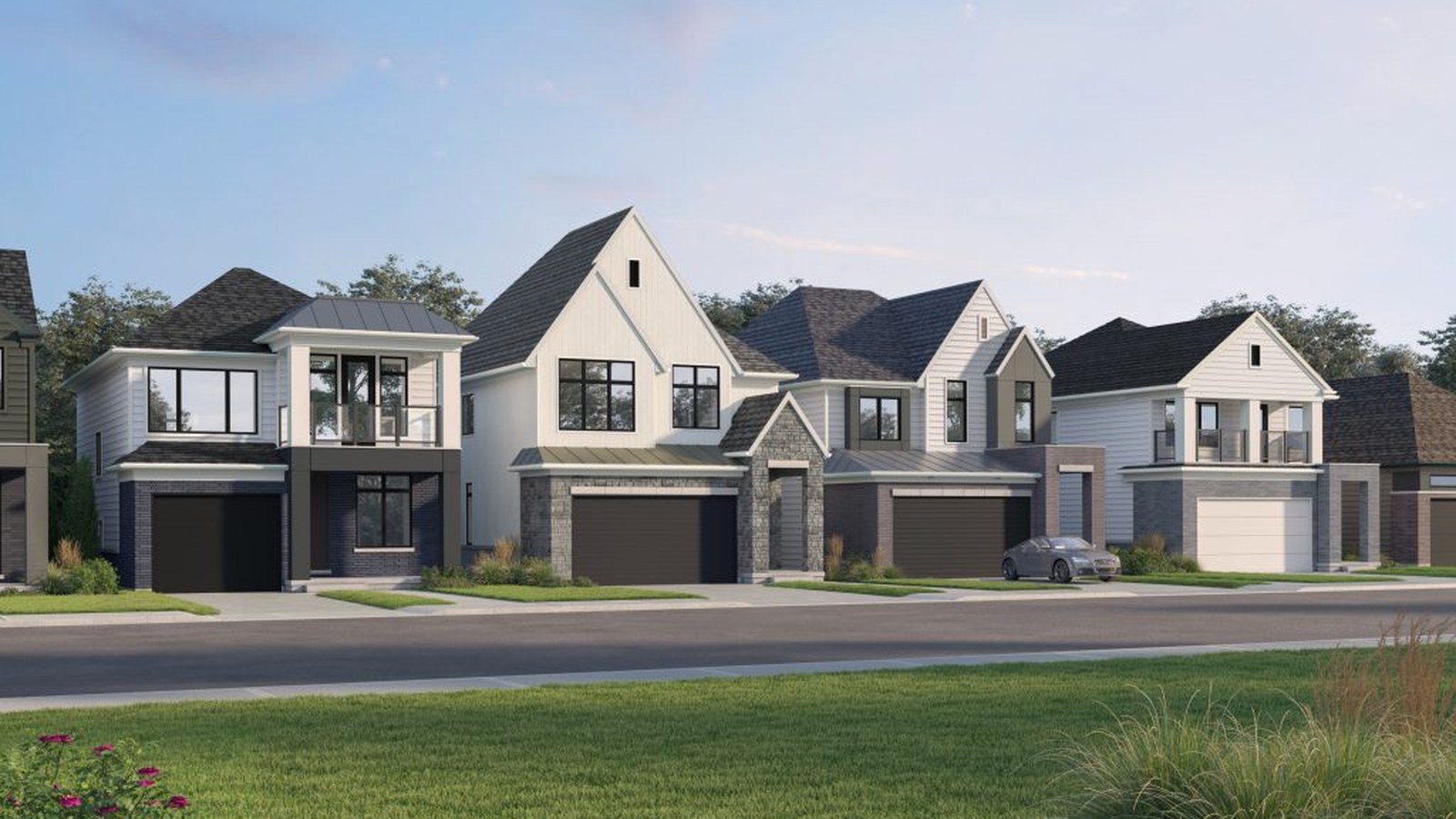 Prudhomme’s Landing detached streetscape