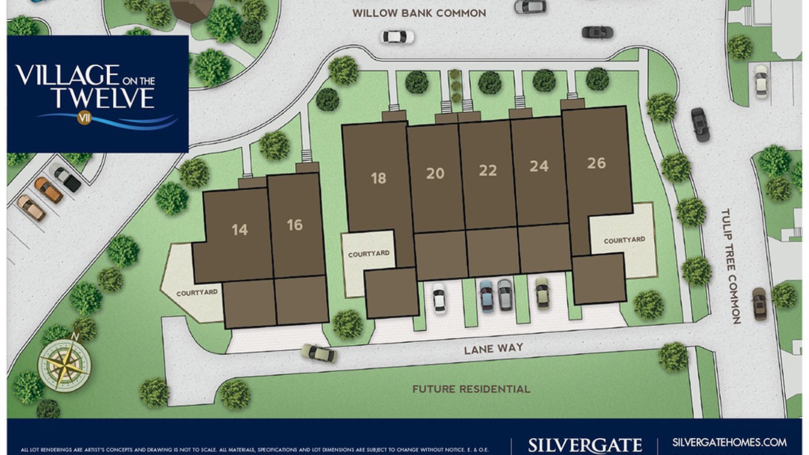Site plan for Village on the Twelve in St. Catharines, Ontario