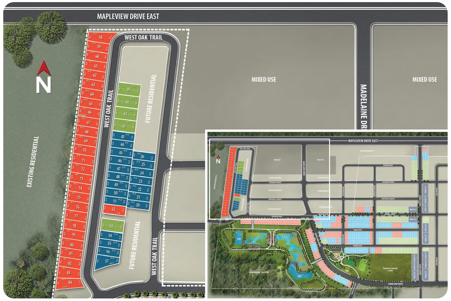 Site plan for Terra in Barrie, Ontario