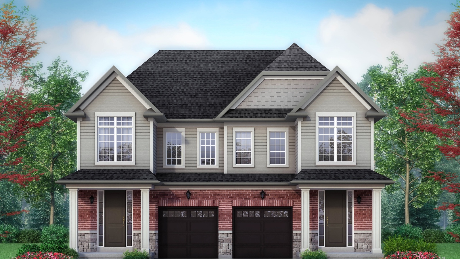 Wellington elevation A at Erin Glen by Solmar