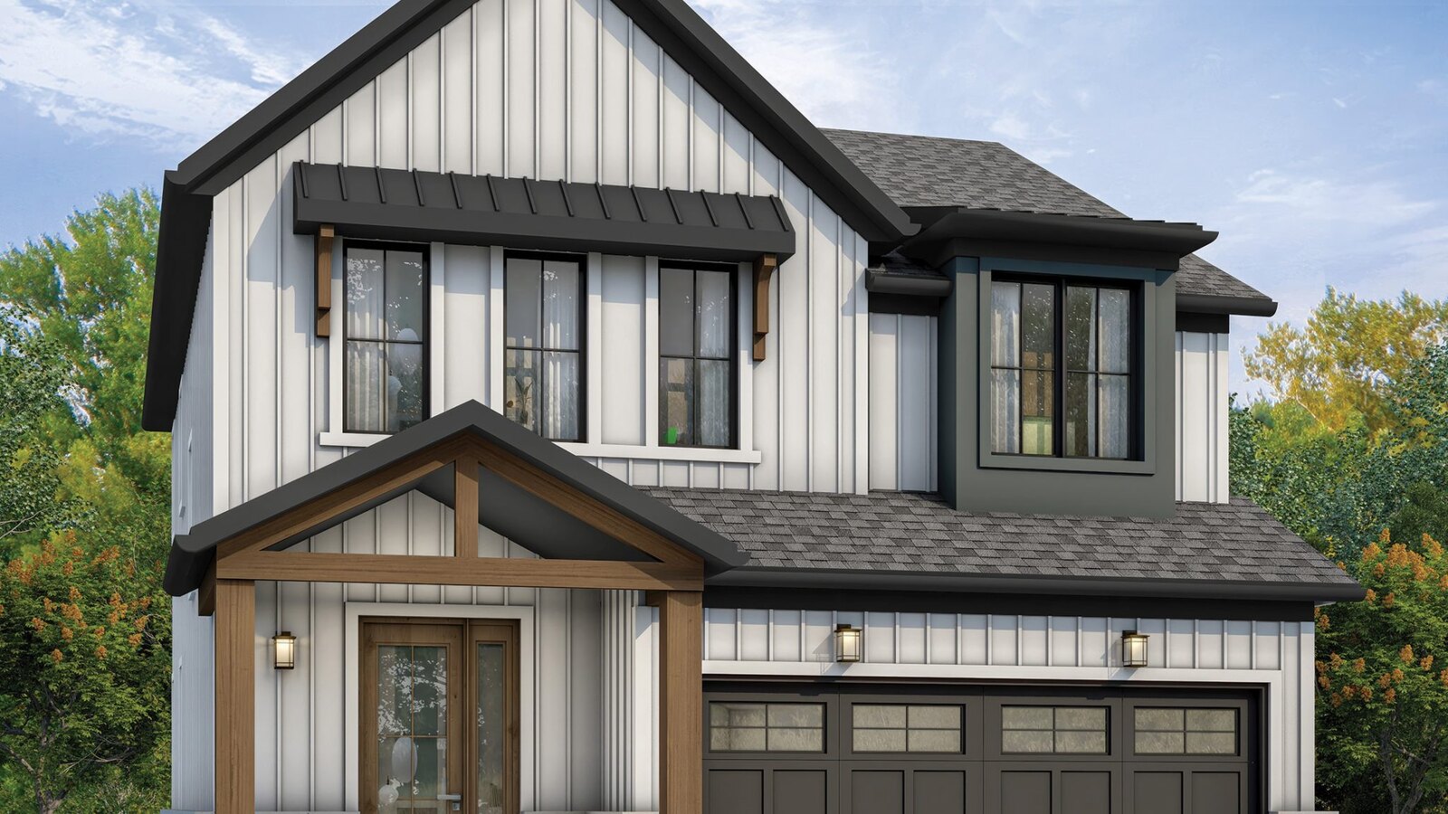 Brooklin Trails detached home exterior