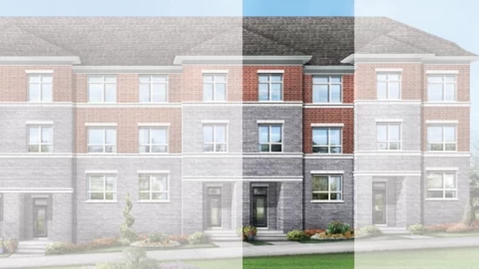 Camden Crossing townhome elevation