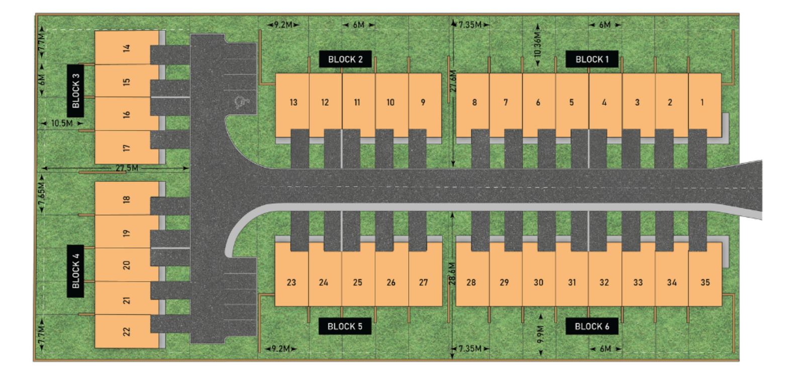 Site plan for Belleville Ancaster in Ancaster, Ontario