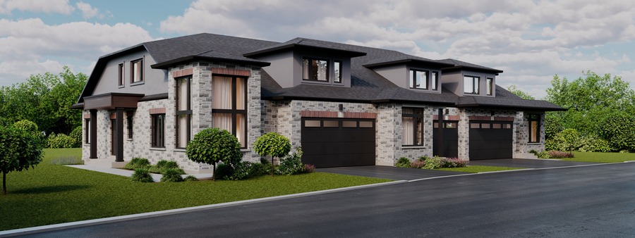 New homes at Maple Grove at River Mill development by Starward Homes in Cambridge, Ontario