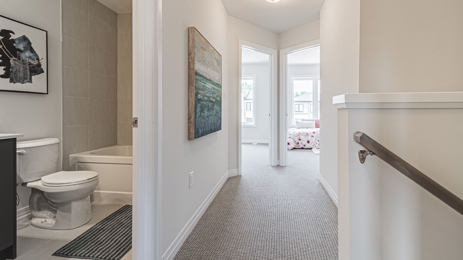 The Ridge finished hallway