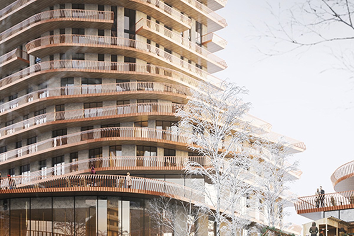Connecting Cooksville streetscape rendering
