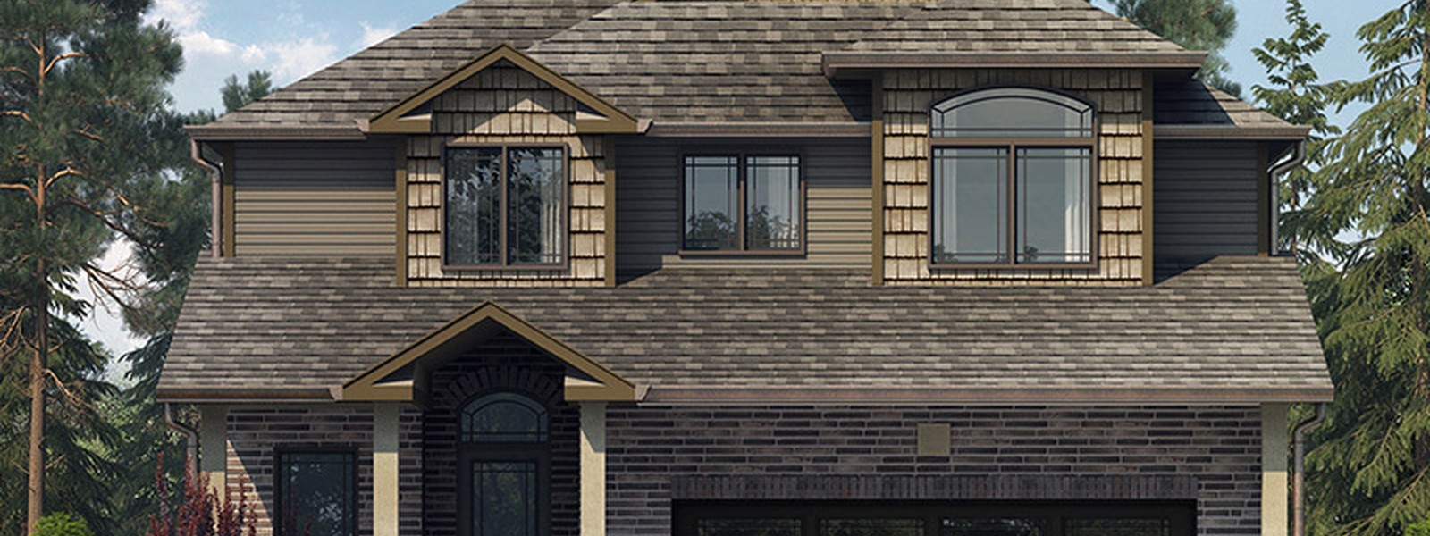 New homes at Hopewell Crossing development by Thomasfield Homes Limited in Breslau, Ontario