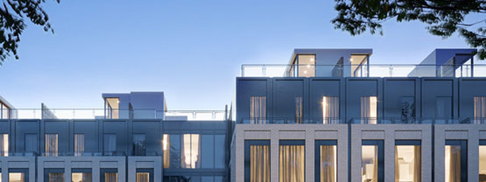 New homes at Savile on the Roe development by Tiffany Park Homes in Toronto, Ontario