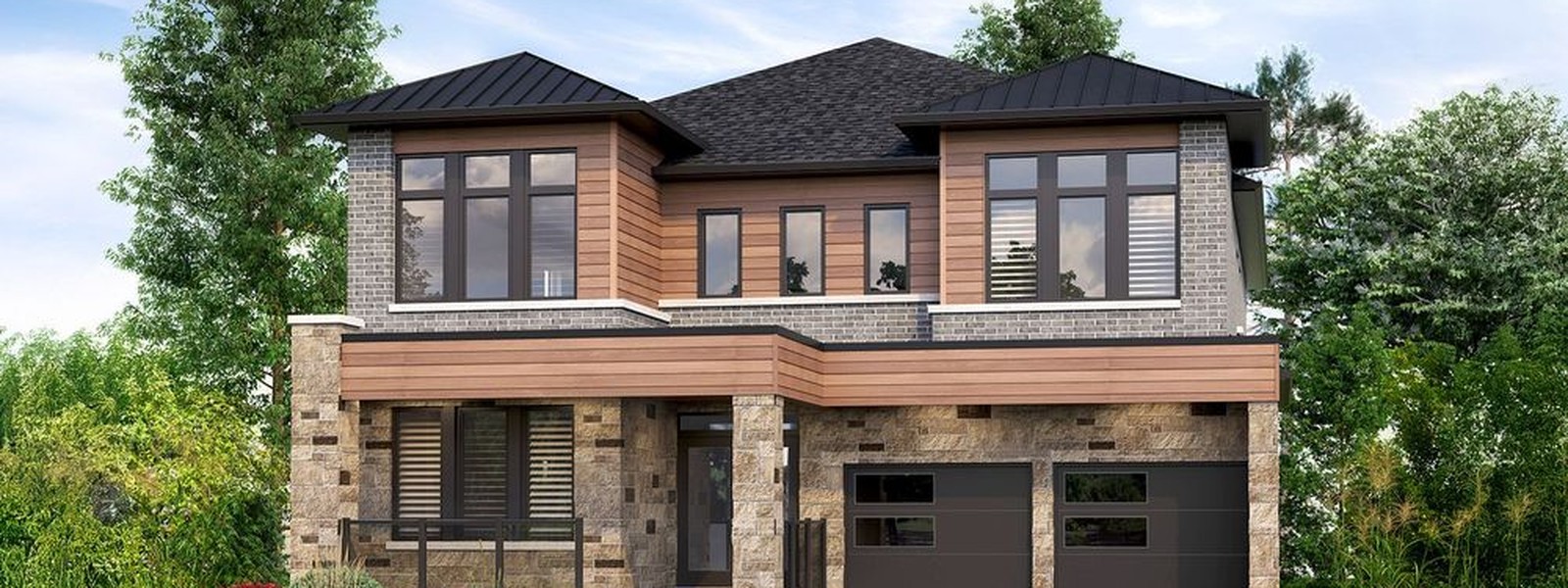 New homes at Mayfield Collection (TW) development by Townwood Homes in Caledon, Ontario