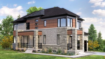 Official Townwood Homes Mayfield Collection exterior model-home rendering.