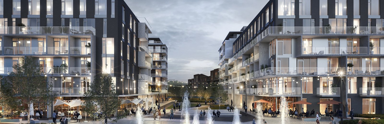 New homes at Cité Midtown development by Urban Capital in Montreal, Quebec