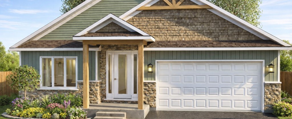 New homes at Creek Bank Meadows development by WrightHaven Homes in Palmerston, Ontario