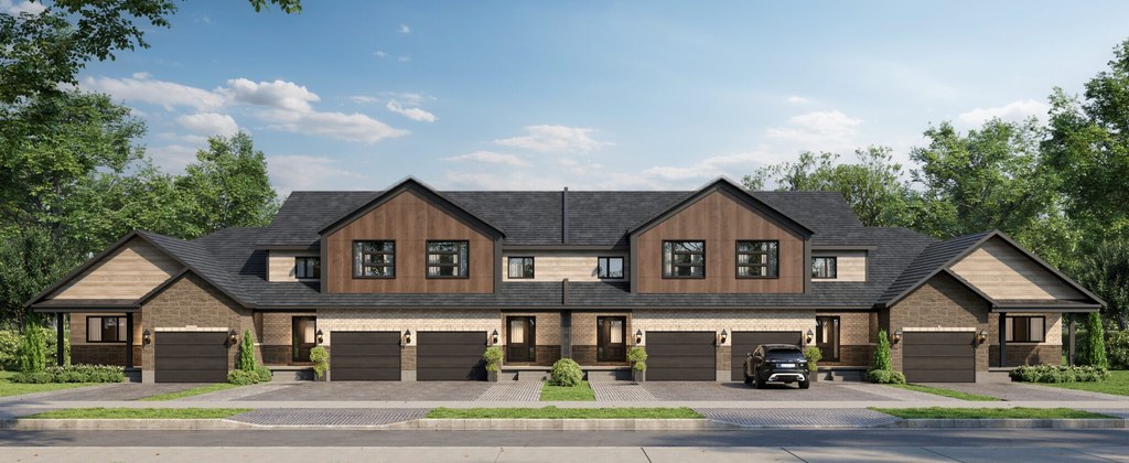 New homes at Granwood Gate development by WrightHaven Homes in Elora, Ontario