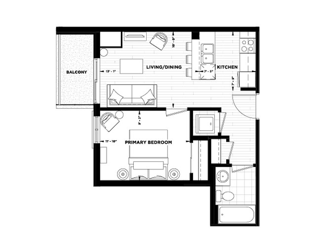 The Cline new home model plan at the Century Condos by Homes by DeSantis in Grimsby