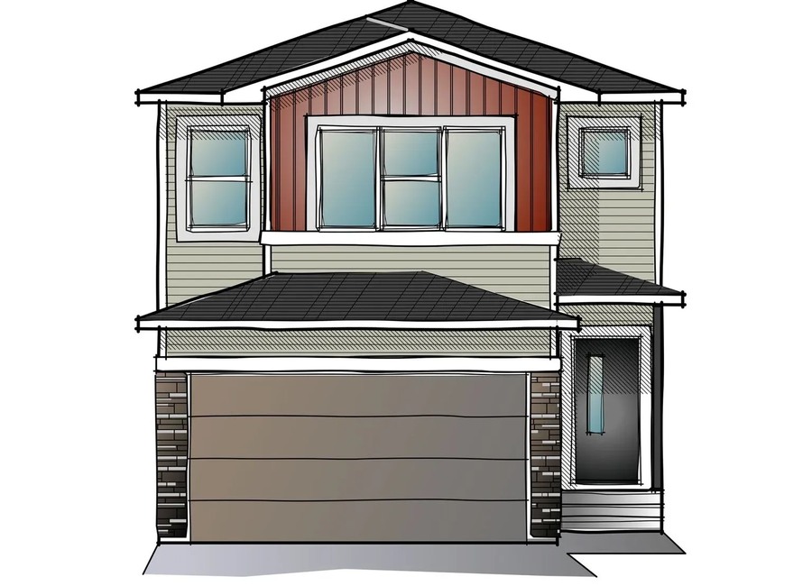 Evo 2 floor plan at Savanna by Cardel Homes in Calgary, AB