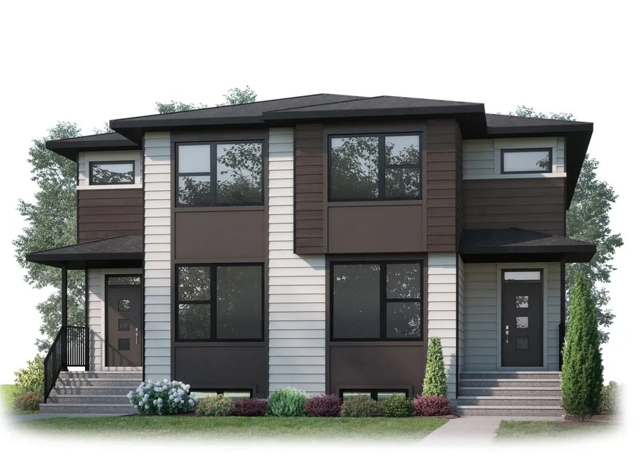 Lucca Paired floor plan at Savanna by Cardel Homes in Calgary, AB