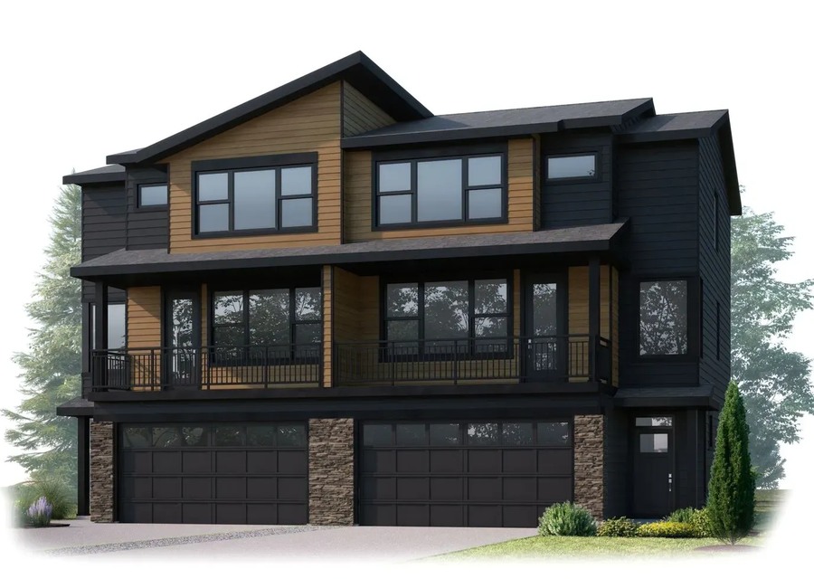 Birch Semi floor plan at Shawnee Park by Cardel Homes in Calgary, AB