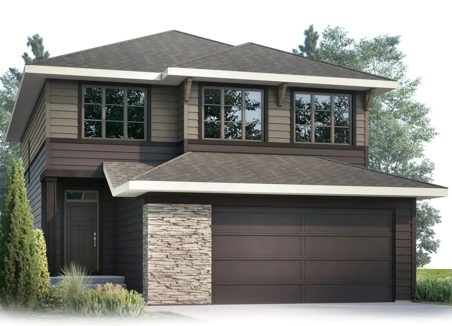 Grafton 2 floor plan at Shawnee Park by Cardel Homes in Calgary, AB
